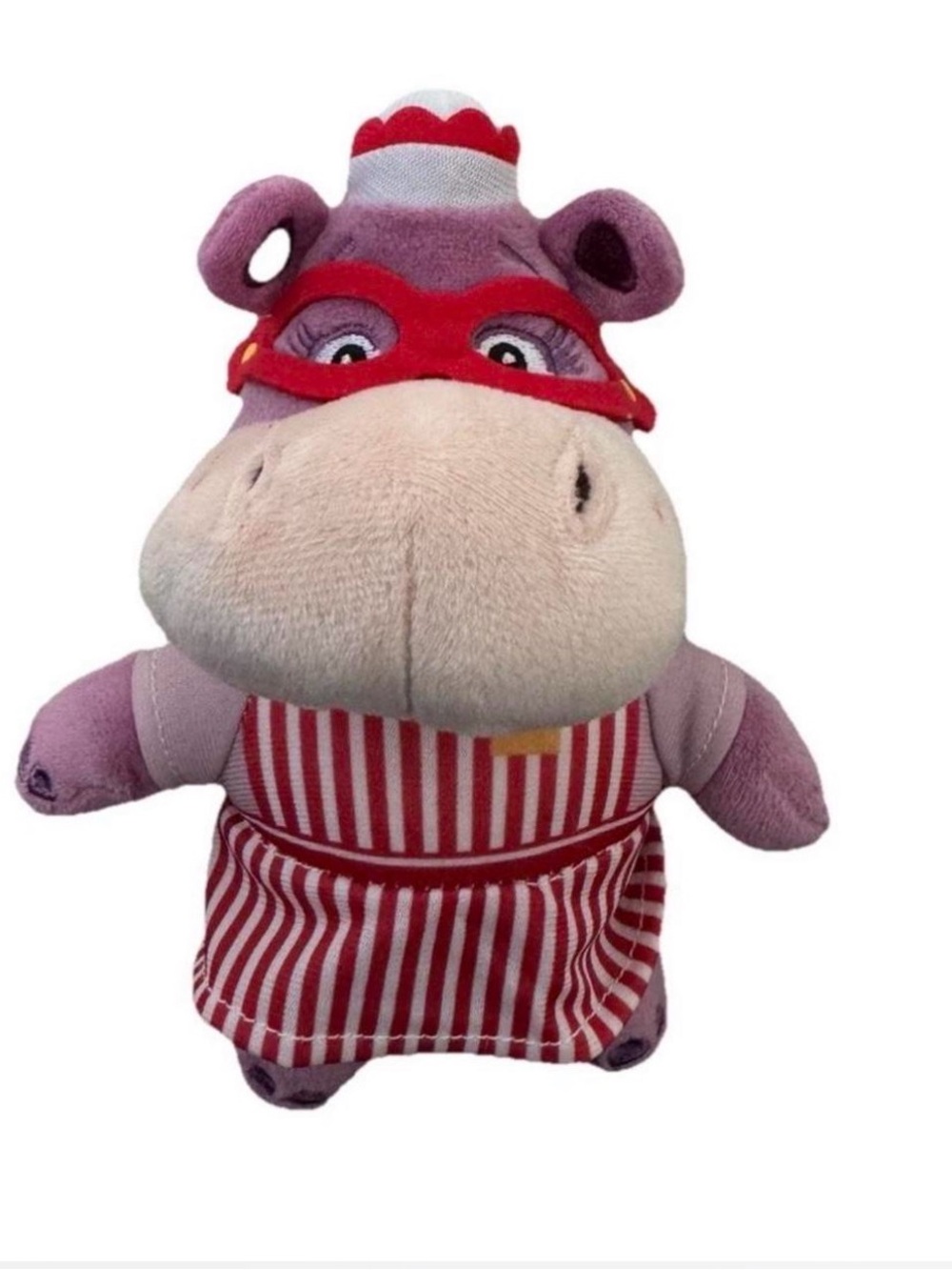 Disney Junior  Doc McStuffins Hallie Hippo Nurse Plush Stuffed Animal. 9"